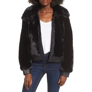 BlankNYC Medium Black Fur Jacket